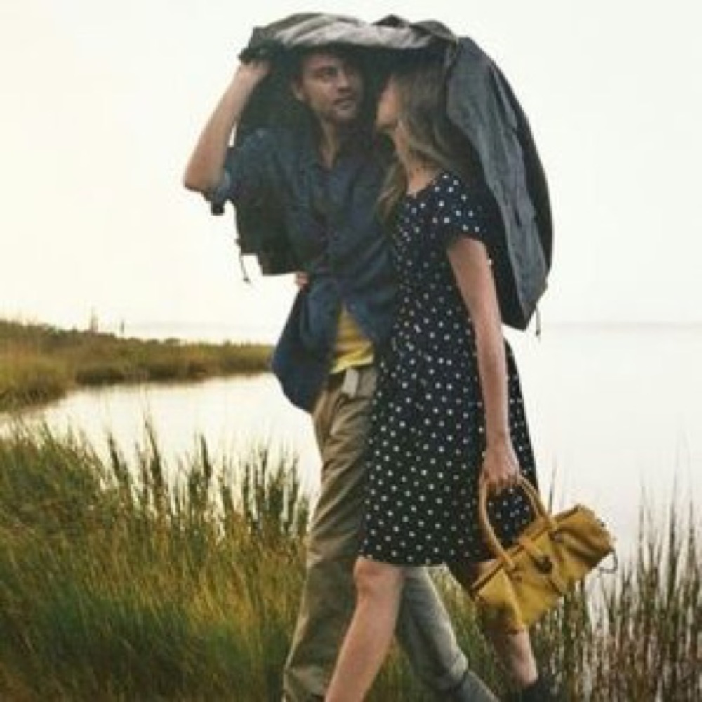 Anthropologie Lili's Closet Polkadot Dress